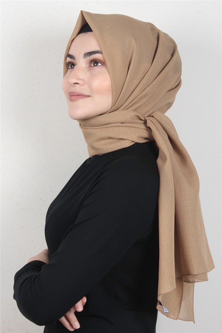 City Şal 8080-7 Sütlü Kahve