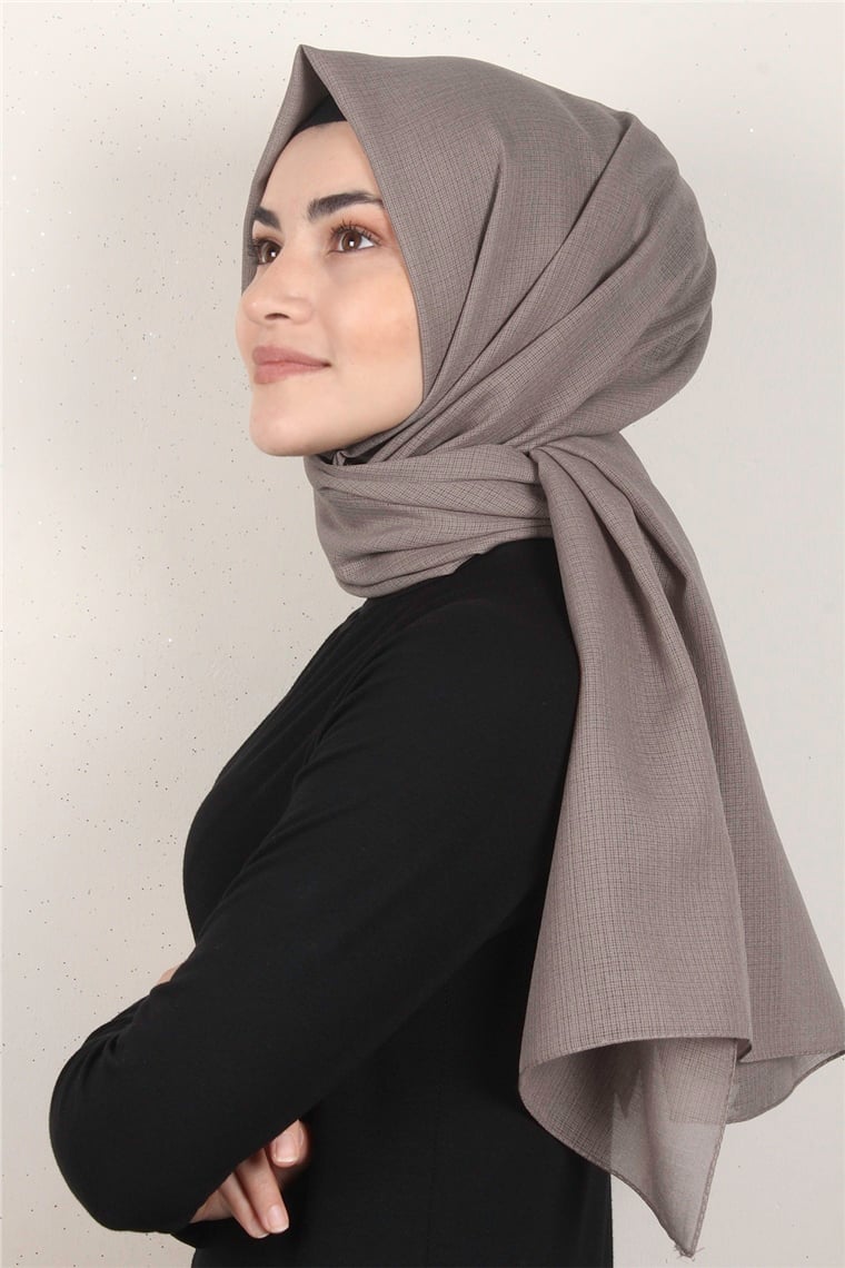 City Şal 8080-9 Miskli Kahve