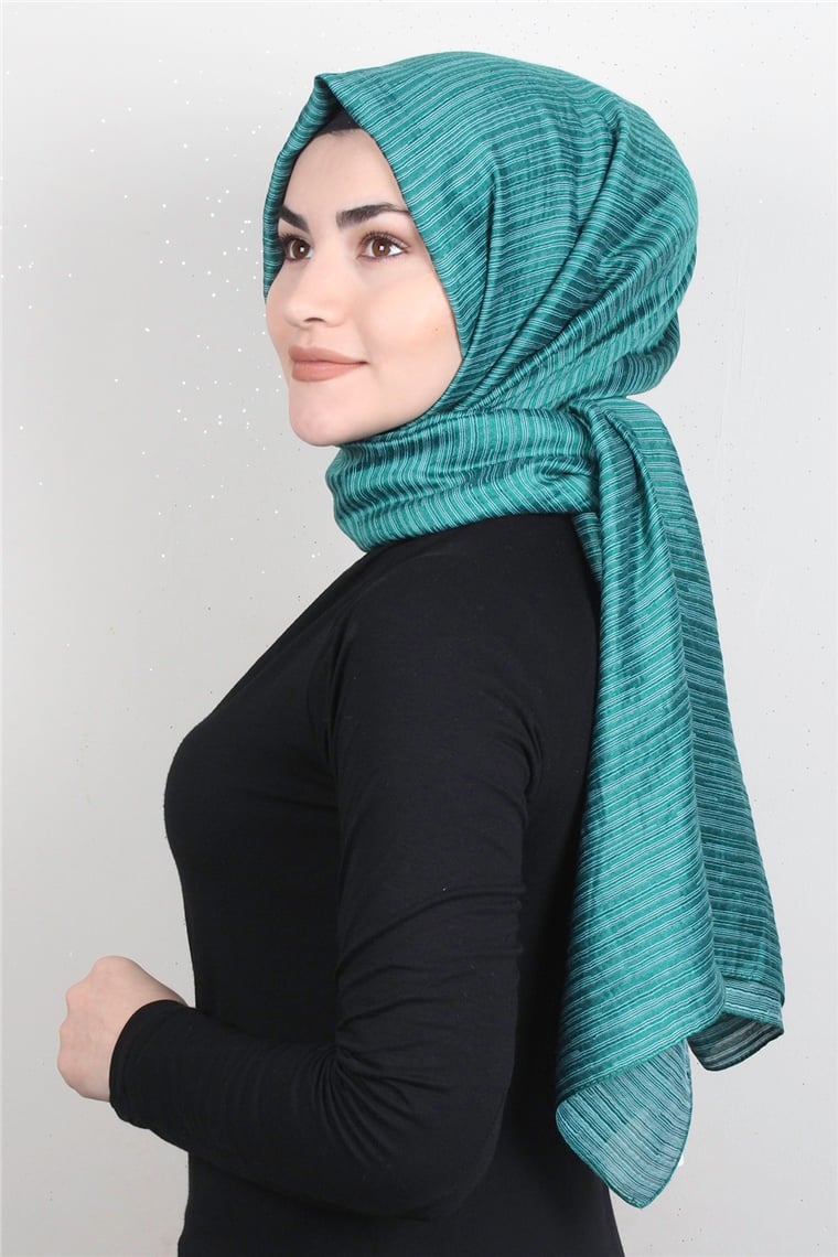 Çizgili Royal Şal 1497-16 Cam Göbeği