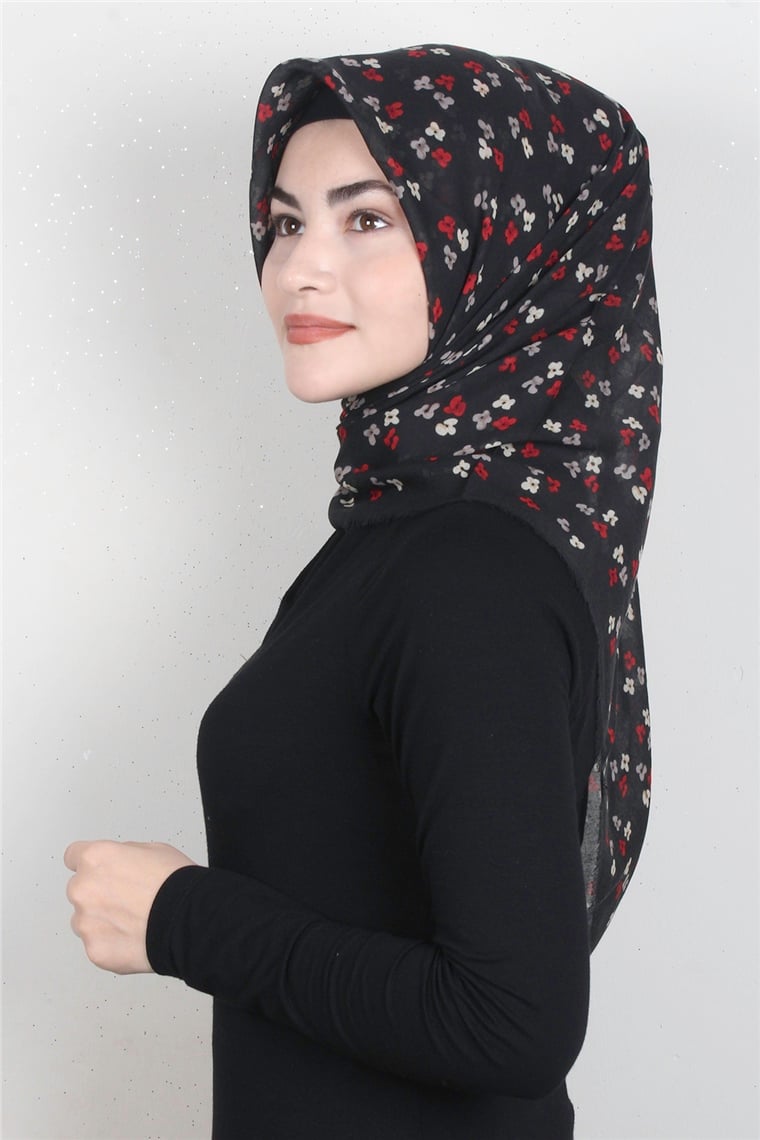 Coton Kare Eşarp 1668-11