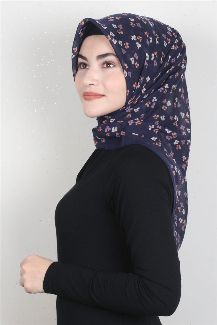 Coton Kare Eşarp 1668-15 