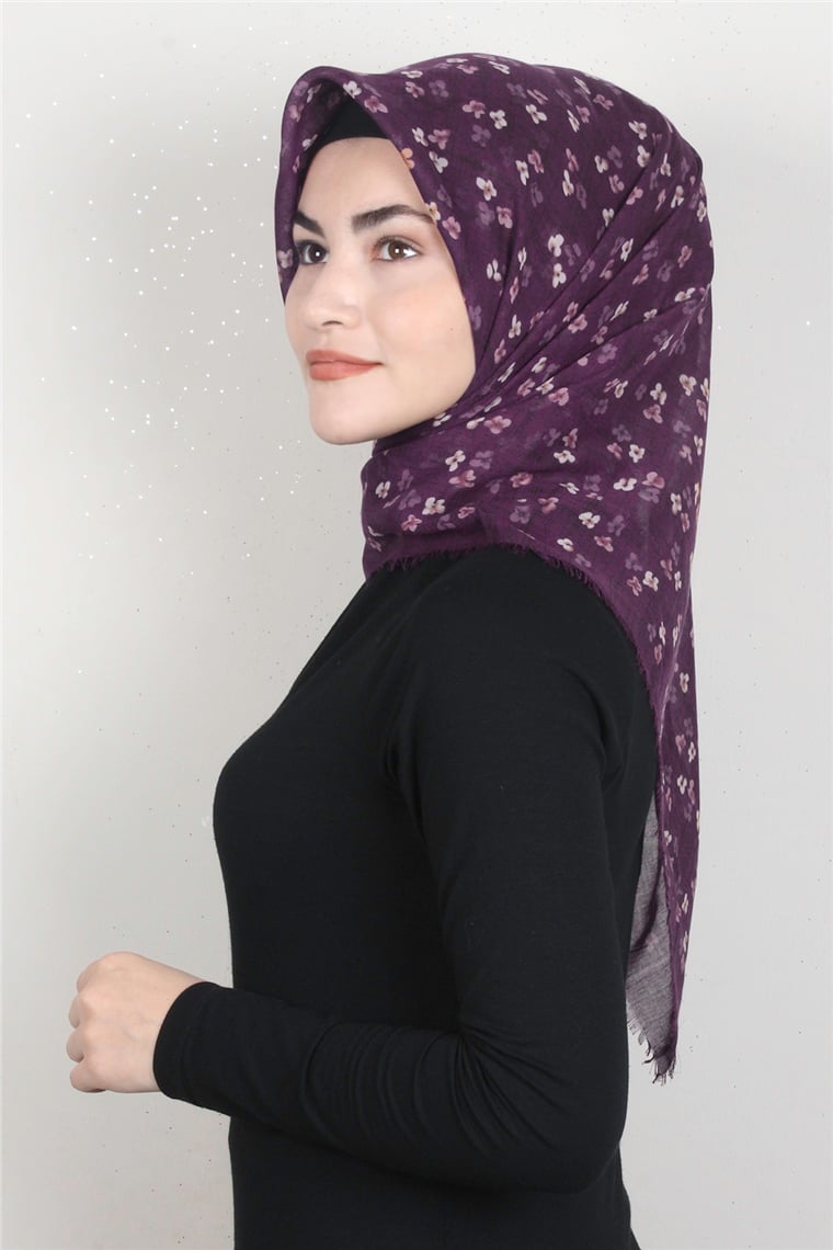 Coton Kare Eşarp 1668-20
