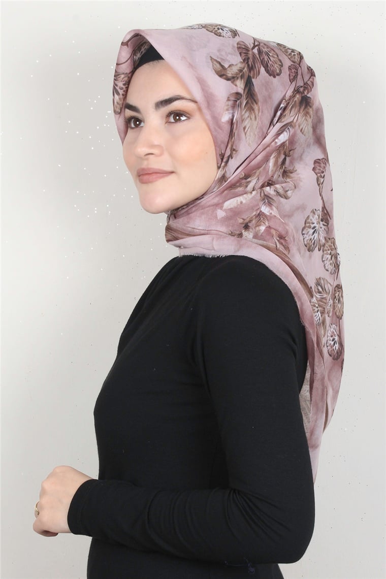 Coton Kare Eşarp 1669-11