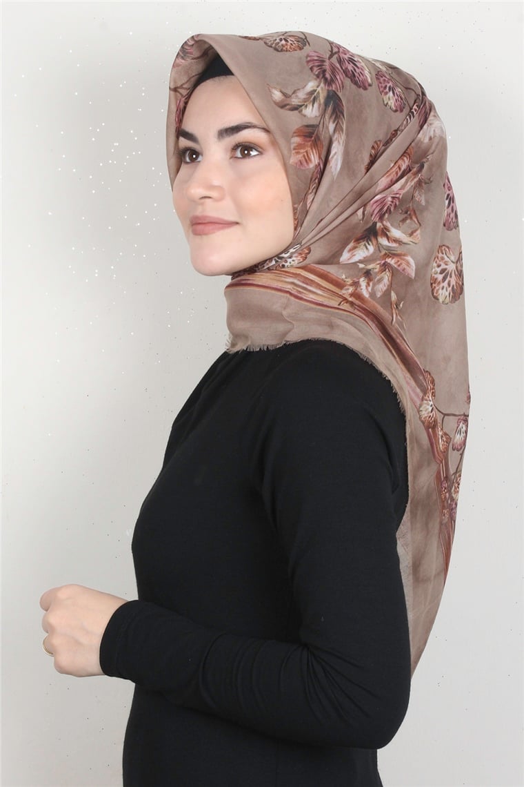 Coton Kare Eşarp 1669-3 