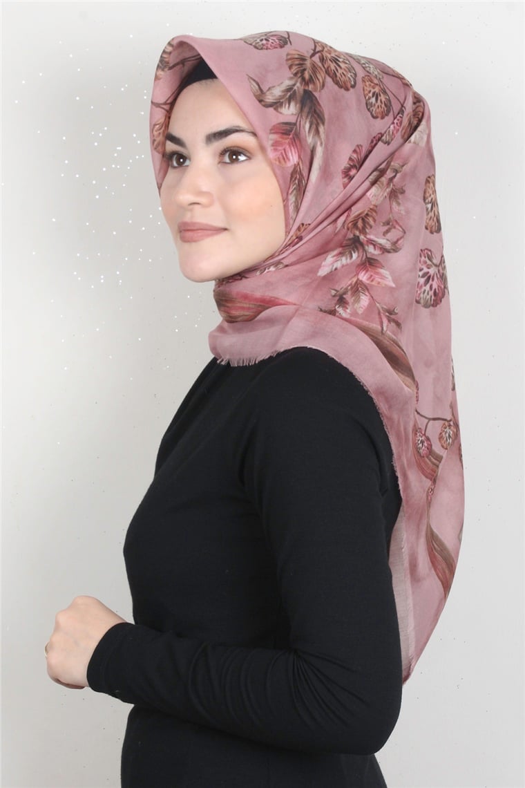 Coton Kare Eşarp 1669-7