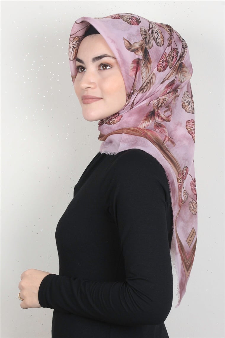Coton Kare Eşarp 1669-8