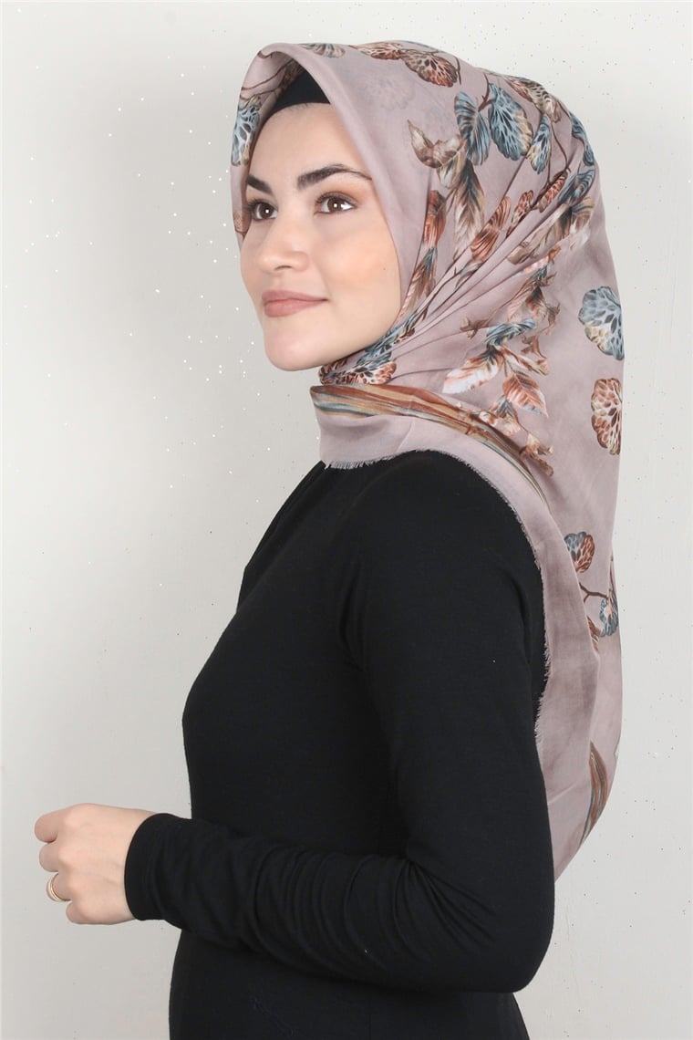 Coton Kare Eşarp 1669-9