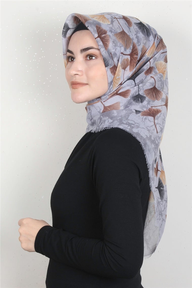 Coton Kare Eşarp 1672-15