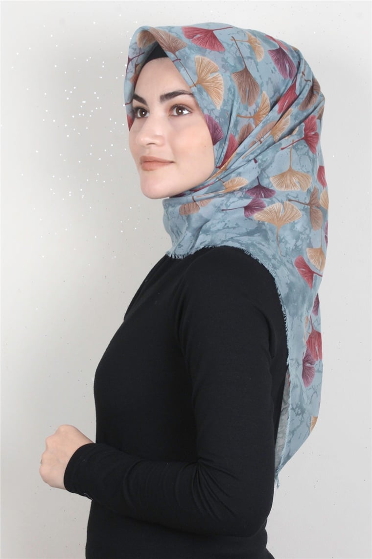 Coton Kare Eşarp 1672-16