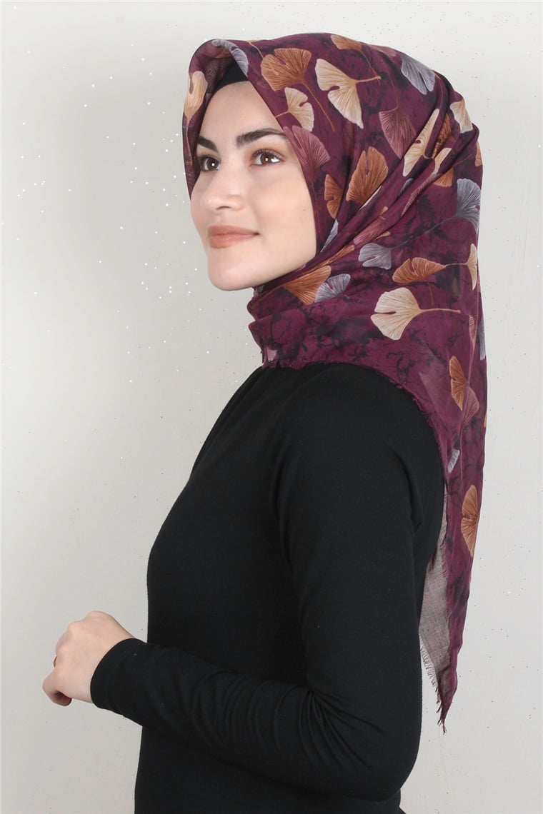 Coton Kare Eşarp 1672-21