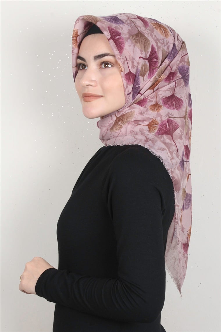 Coton Kare Eşarp 1672-23