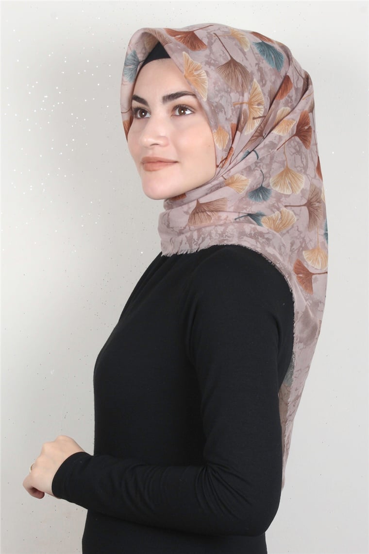 Coton Kare Eşarp 1672-24