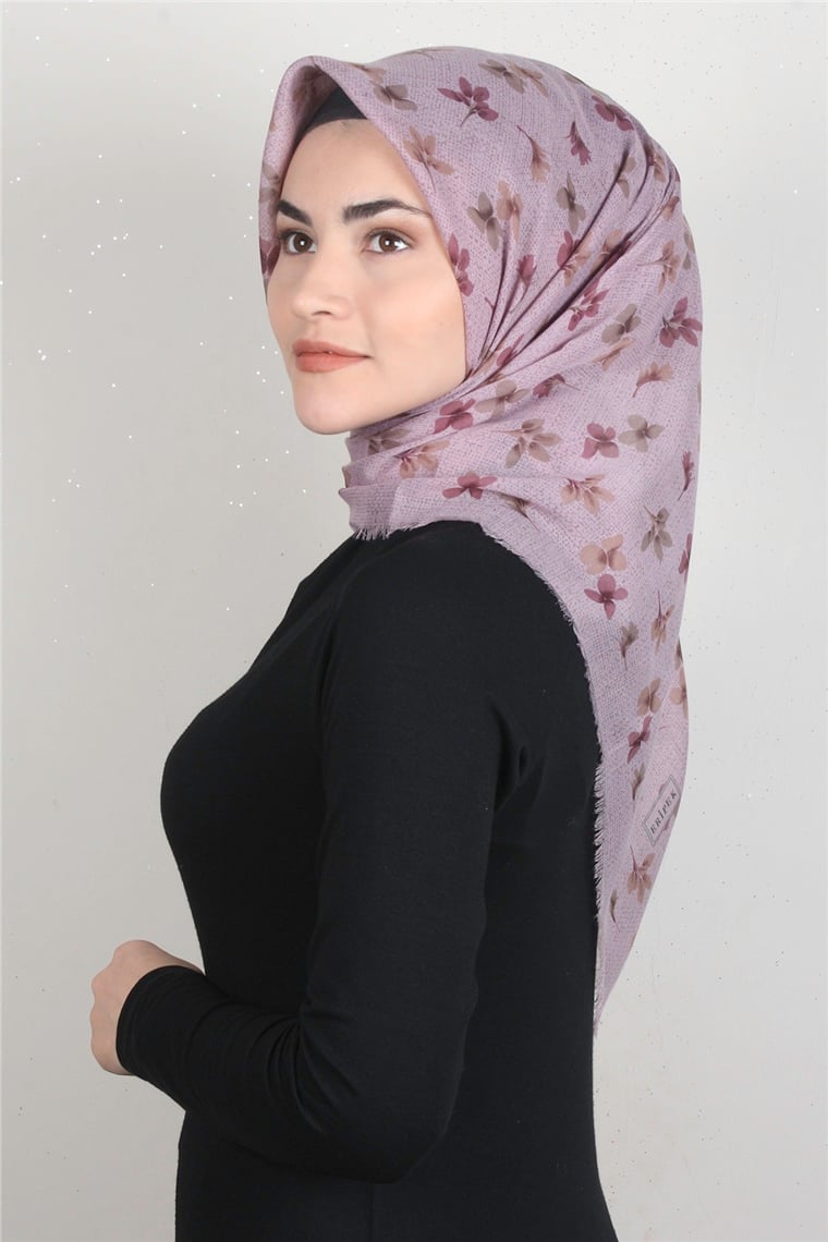 Coton Kare Eşarp 1673-20