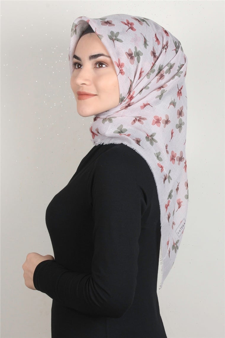 Coton Kare Eşarp 1673-5