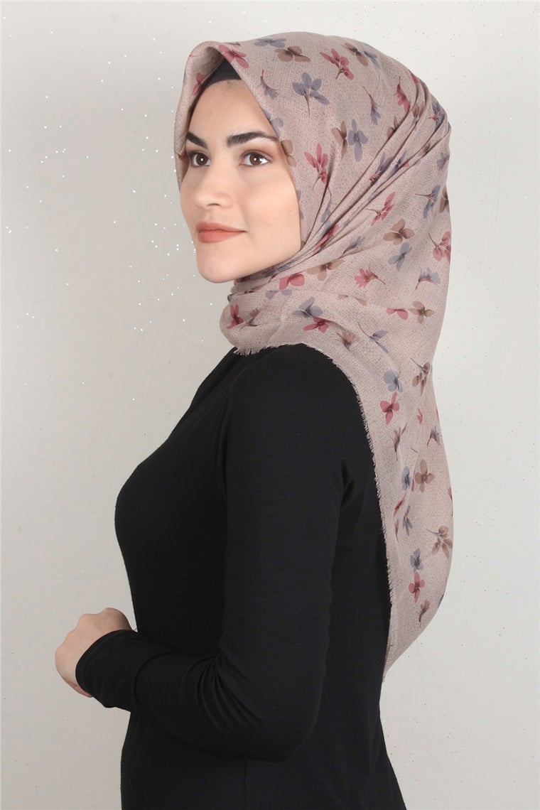 Coton Kare Eşarp 1673-9 