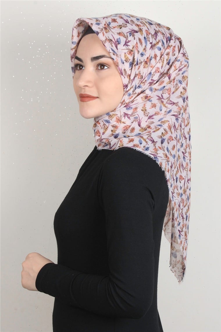 Coton Kare Eşarp 1675-13