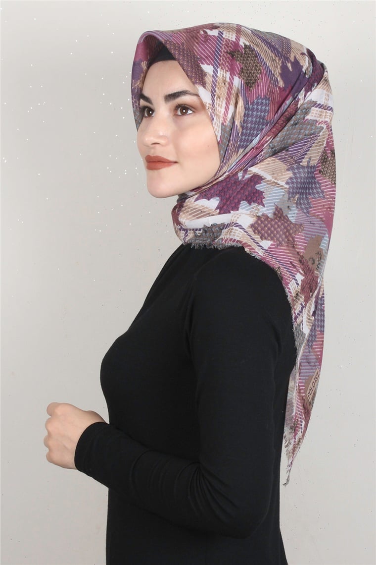 Coton Kare Eşarp 1677-8