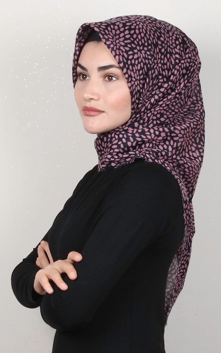 Coton Kare Eşarp 1686-11