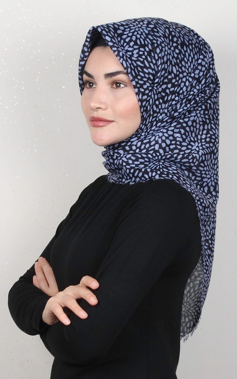 Coton Kare Eşarp 1686-16