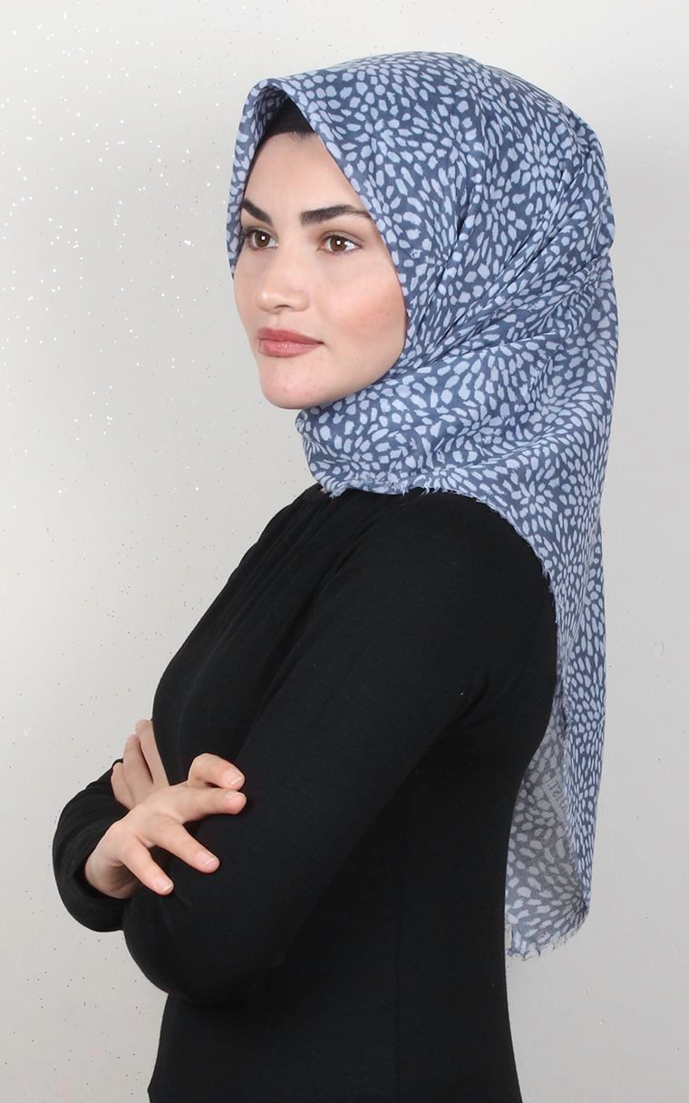 Coton Kare Eşarp 1686-2
