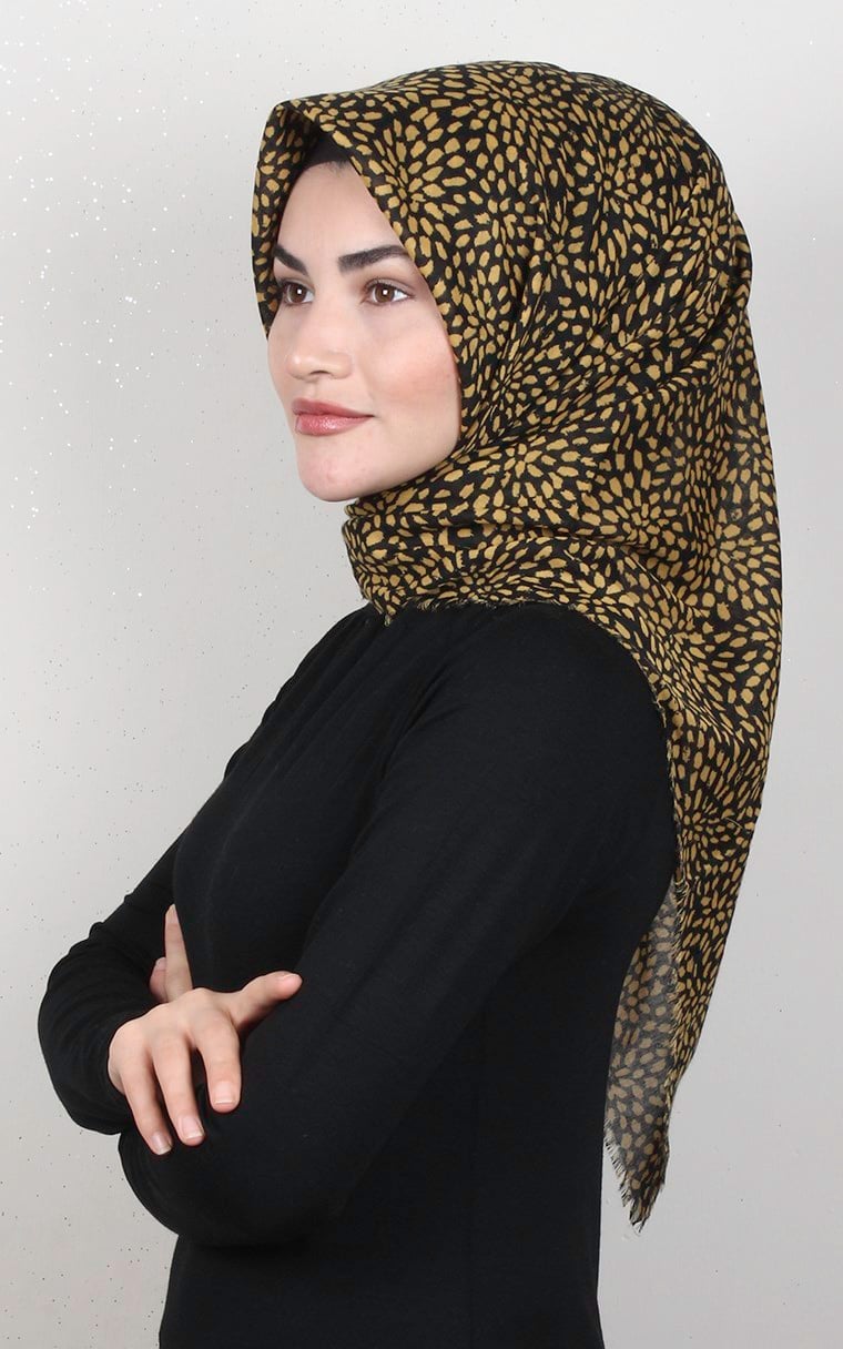 Coton Kare Eşarp 1686-20