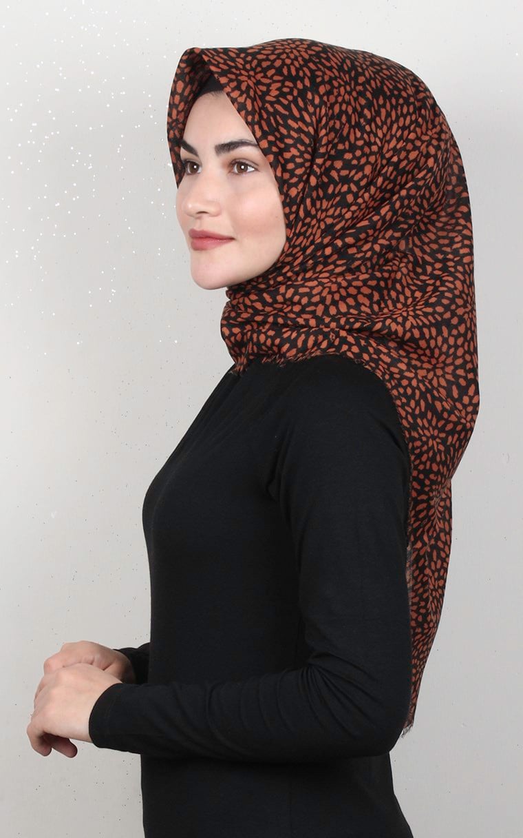 Coton Kare Eşarp 1686-23