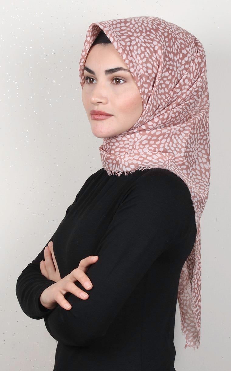 Coton Kare Eşarp 1686-3