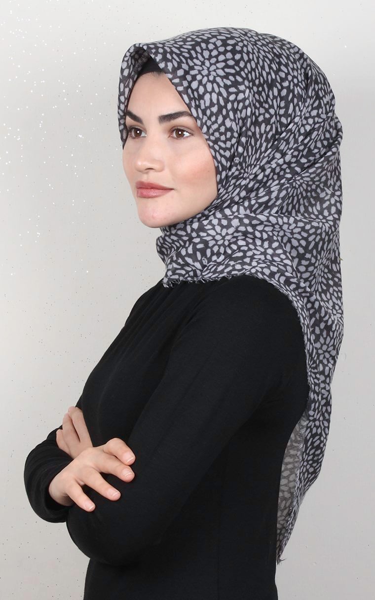 Coton Kare Eşarp 1686-4