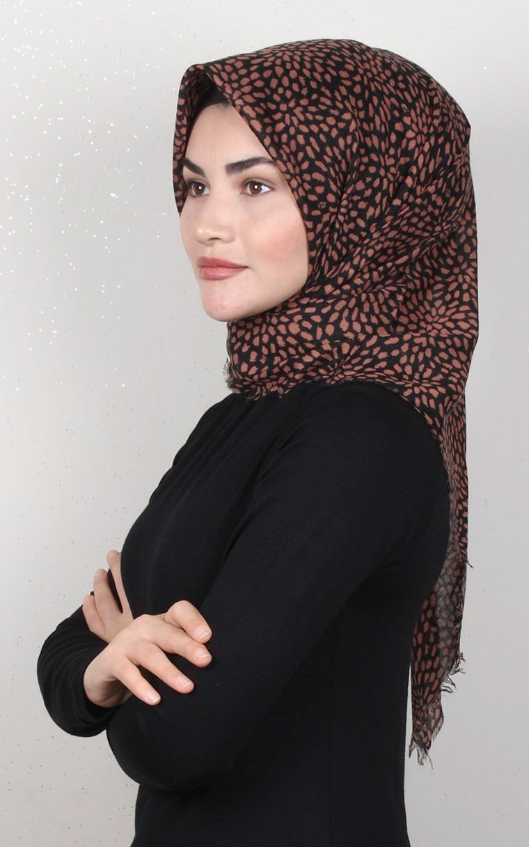 Coton Kare Eşarp 1686-8