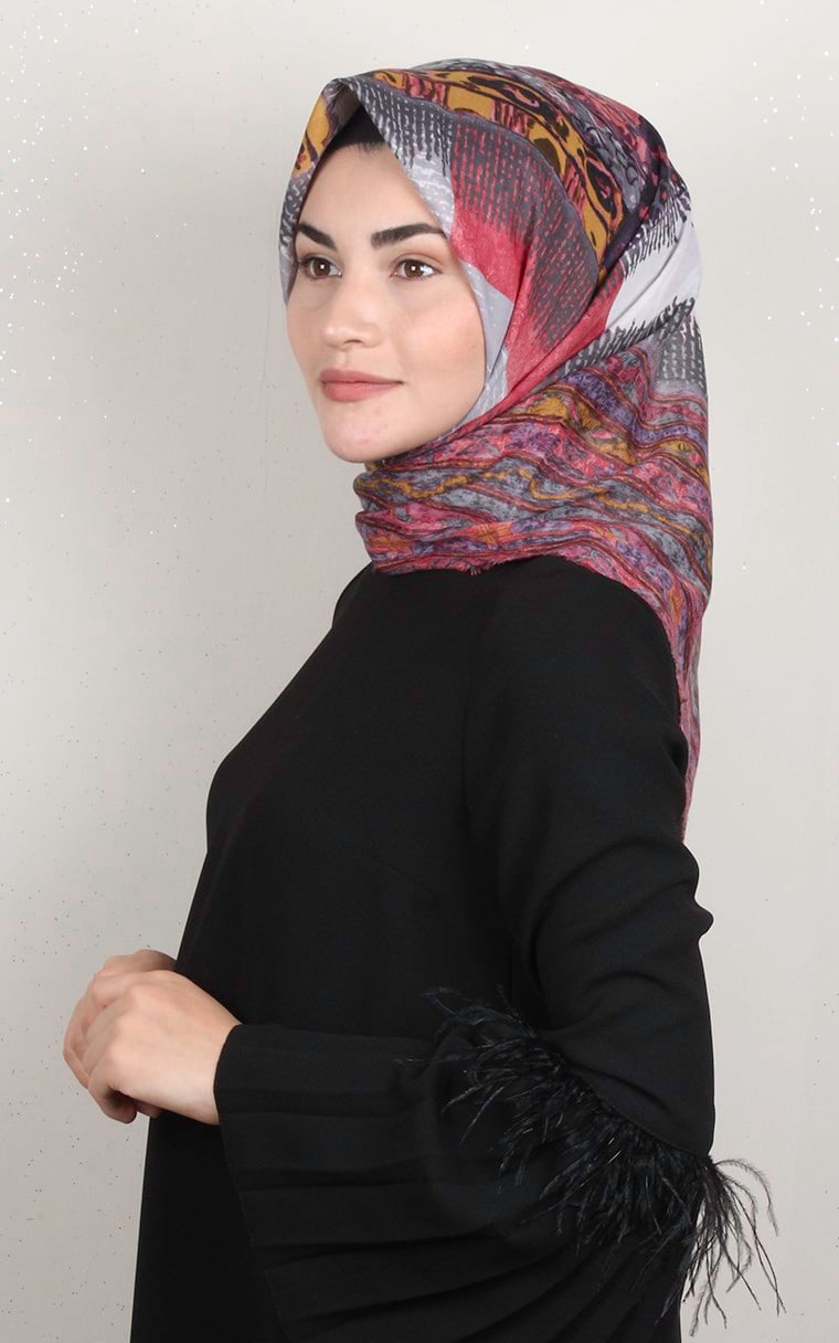 Coton Kare Eşarp 1694-1