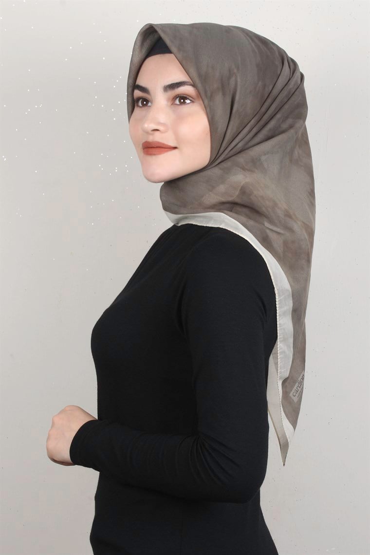 Coton & Silk Eşarp 3633-11 Acı Kahve