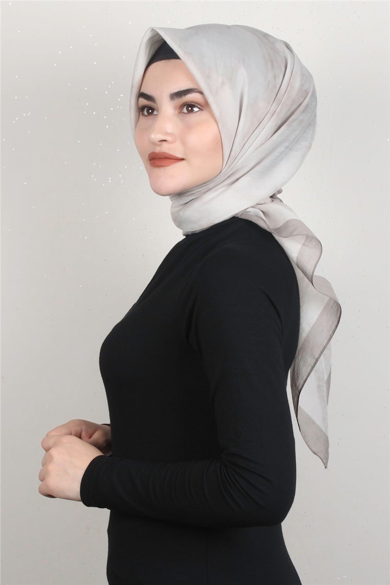 Coton & Silk Eşarp 3633-12 Vizon