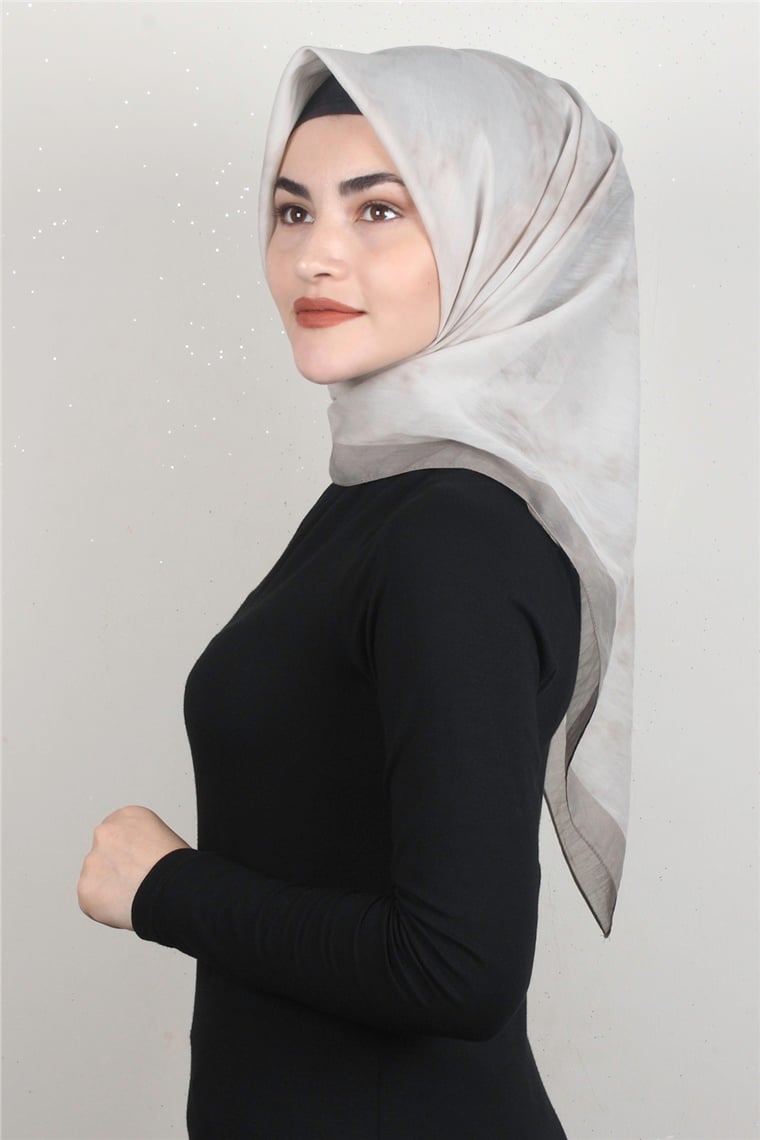 Coton & Silk Eşarp 3633-12 Vizon