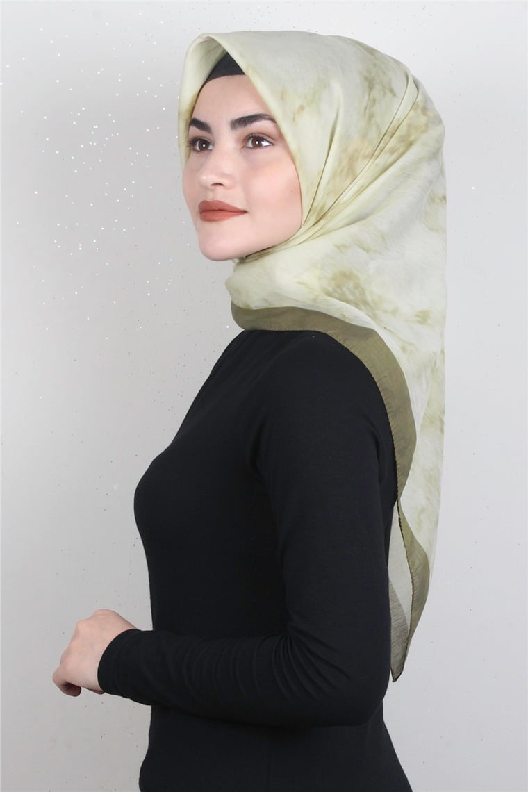 Coton & Silk Eşarp 3633-2 Yeşil