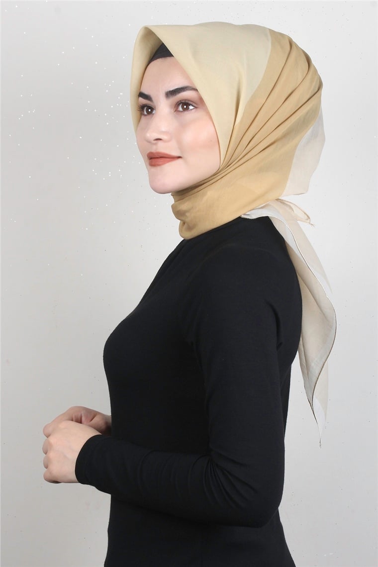 Coton & Silk Eşarp 3634-5 Gold 