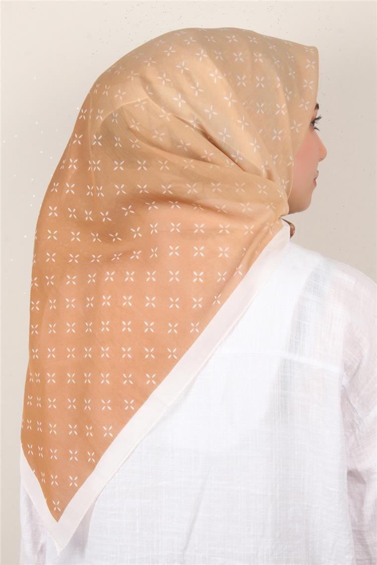 Coton & Silk Eşarp 3645-2 Karamel