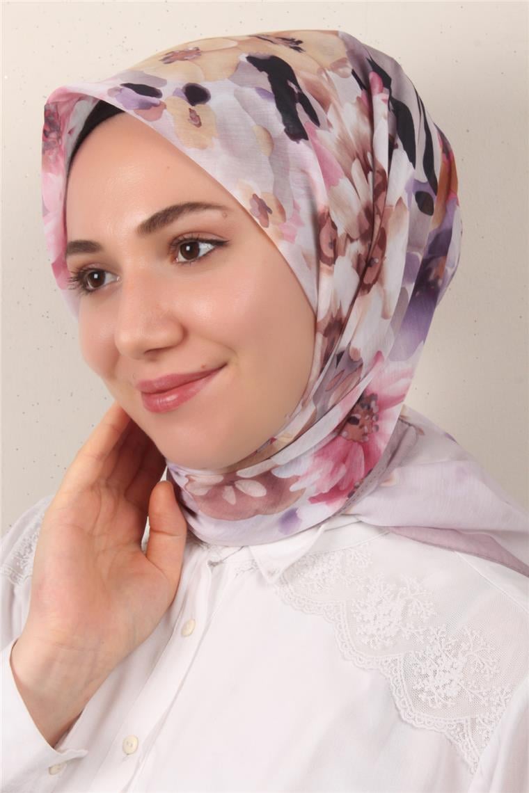Coton & Silk Eşarp 3648-3