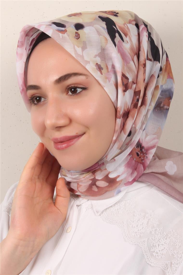 Coton & Silk Eşarp 3648-7