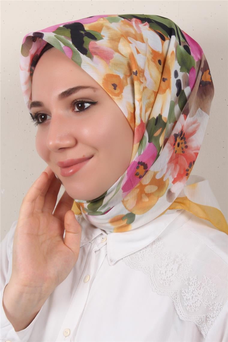 Coton & Silk Eşarp 3648-9