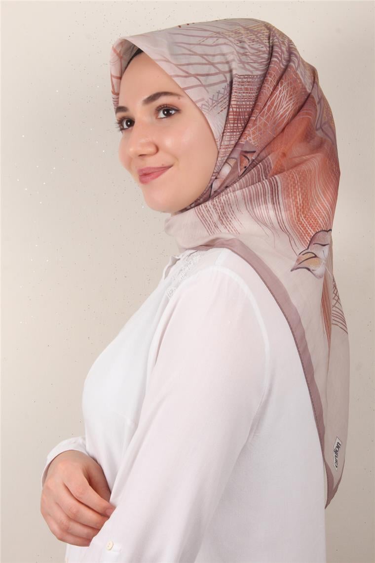 Coton & Silk Eşarp 3649-1