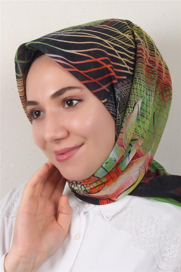 Coton & Silk Eşarp 3649-3