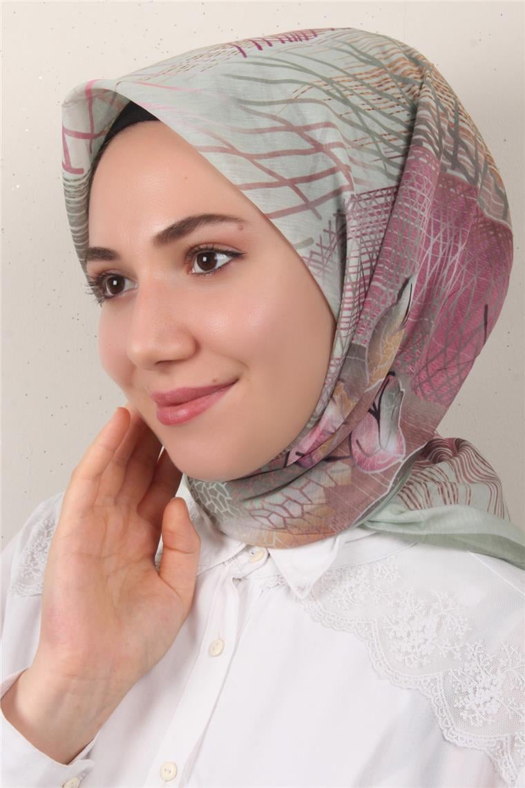 Coton & Silk Eşarp 3649-6