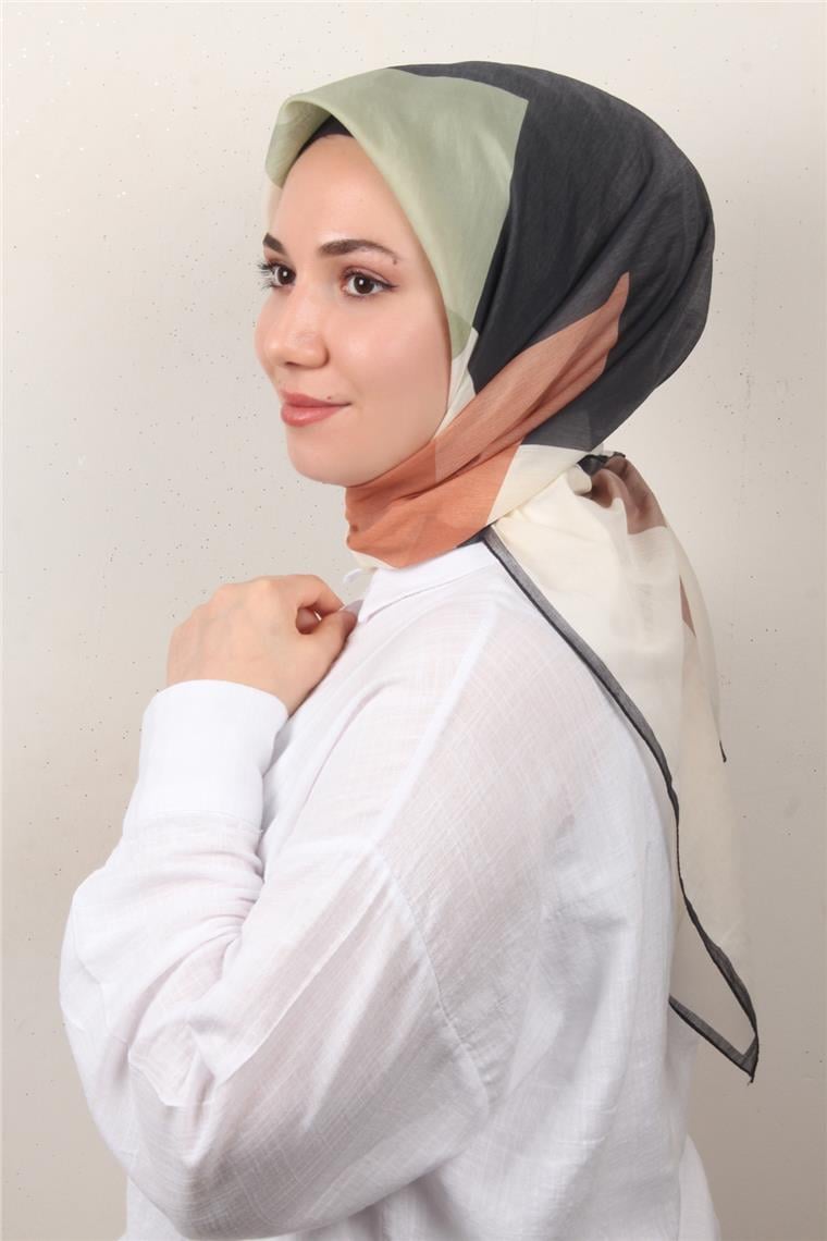Coton & Silk Eşarp Çağla