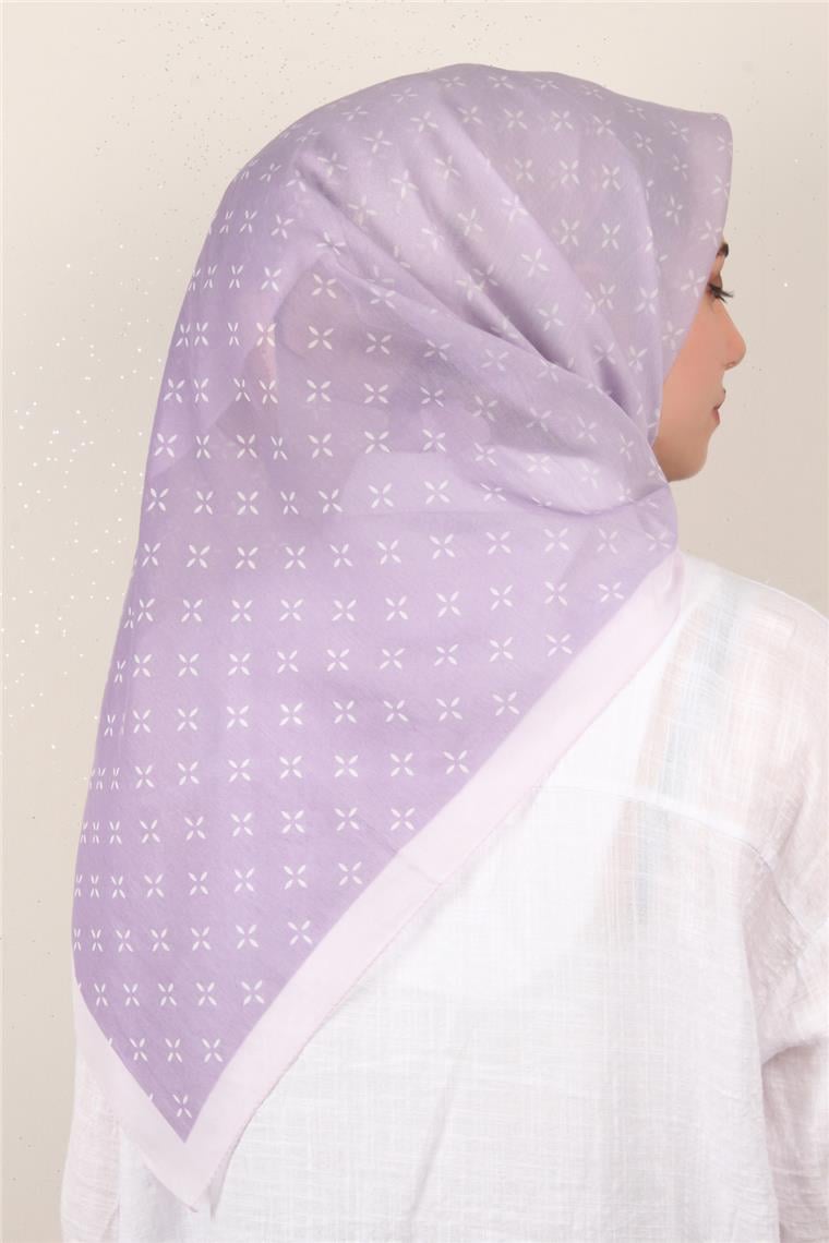 Coton & Silk Eşarp Leylak