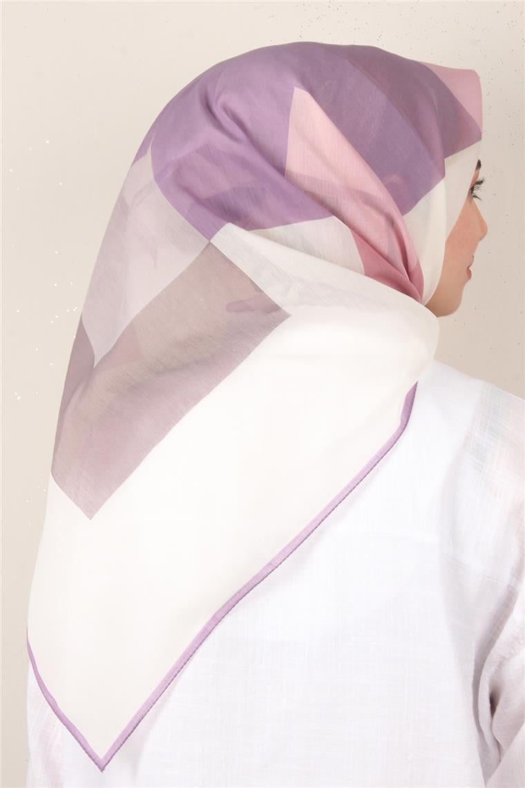 Coton & Silk Eşarp Leylak