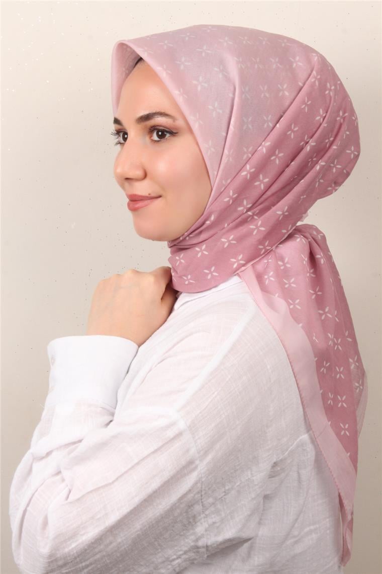 Coton & Silk Eşarp Pembe 