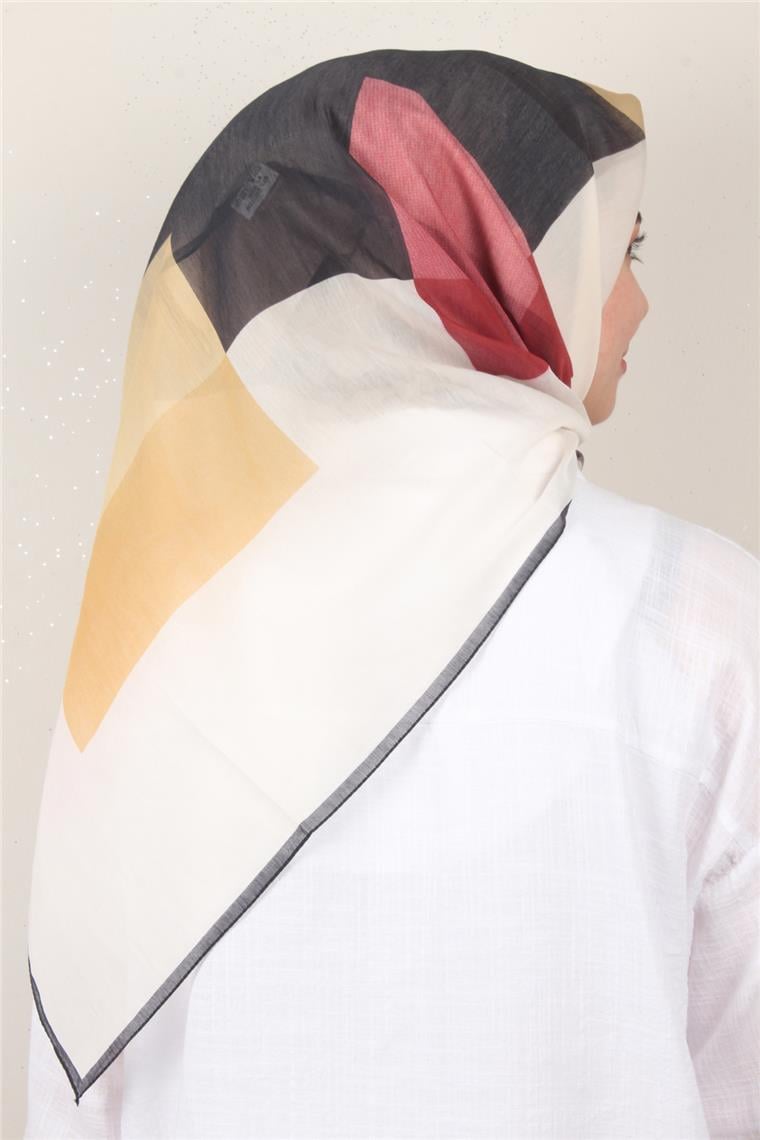 Coton & Silk Eşarp Sütlü Kahve