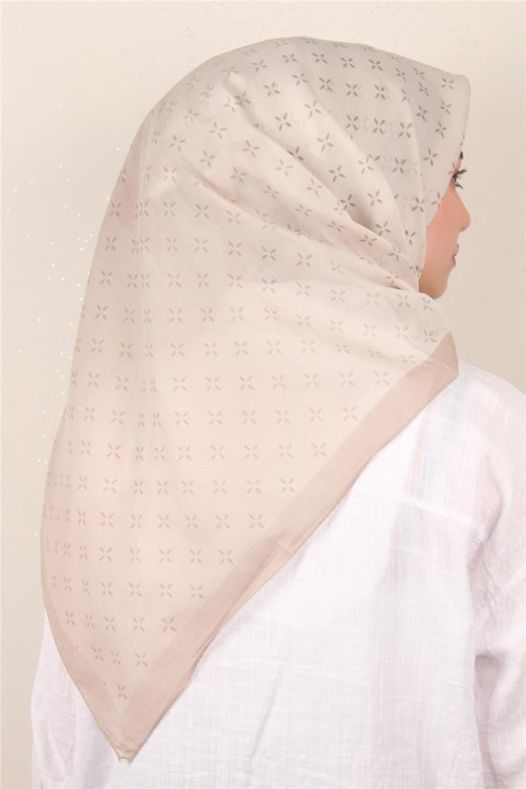 Coton & Silk Eşarp Taş 