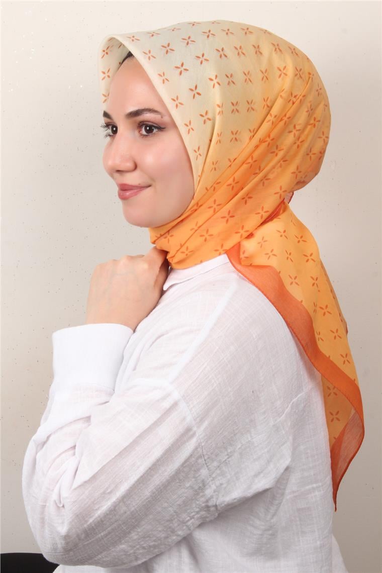 Coton & Silk Eşarp Turuncu