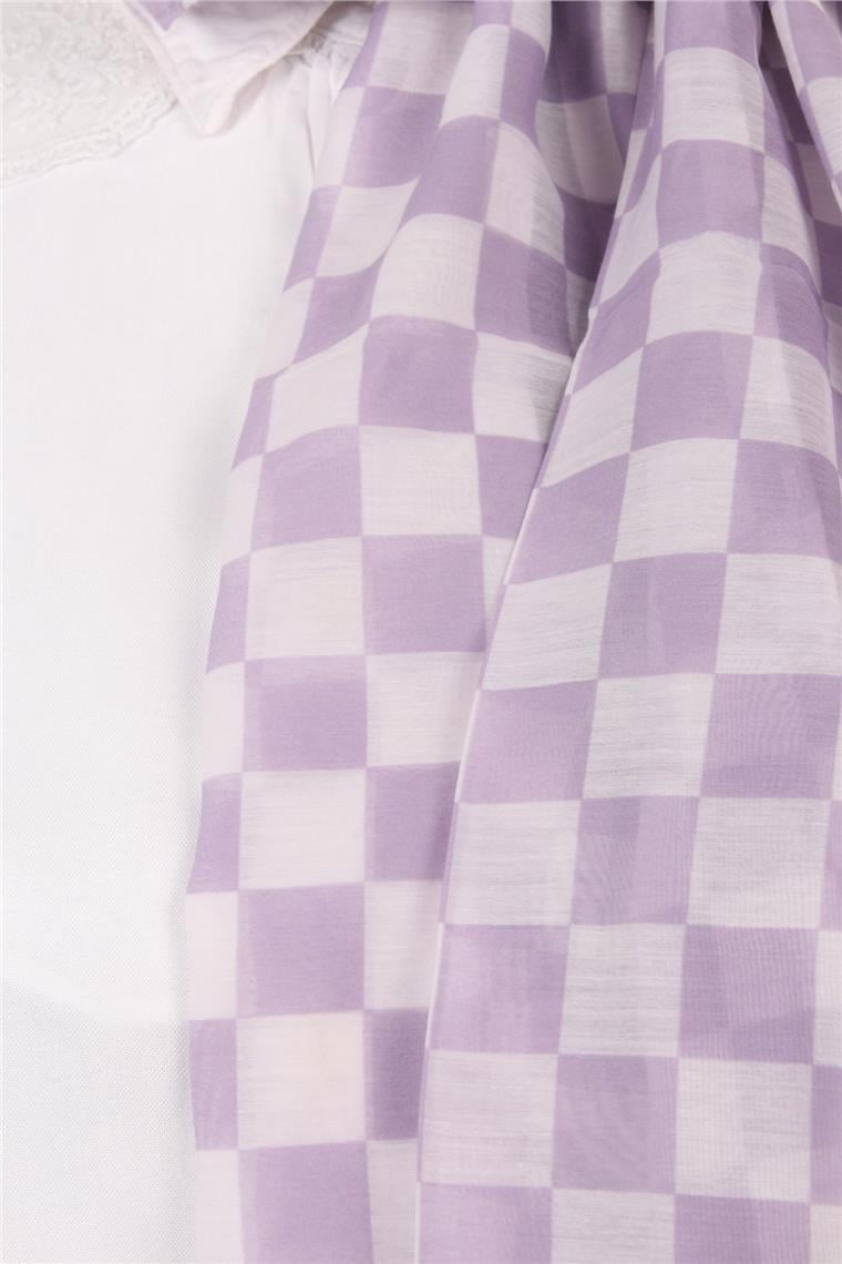Cotton & Silk Şal 3641-5 Lila